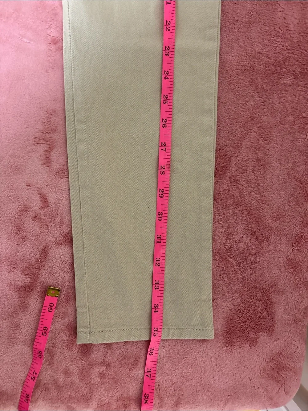 Gap Kids 98% Cotton Boys Beige Chino Pants NWT  Size 12